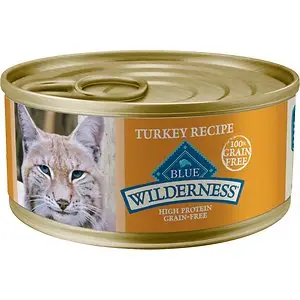 Cibo per gatti in scatola senza cereali Blue Buffalo Wilderness Turkey