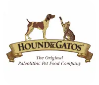 Logo degli alimenti in scatola di Hound & Gatos