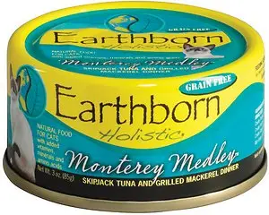 Earthborn Holistic Monterey Medley 그레인 프리 천연 통조림 고양이 및 새끼 고양이 식품