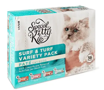 Nourriture humide pour chat Special Kitty Mixed Grill Dinner, 13 oz, paquet de 12