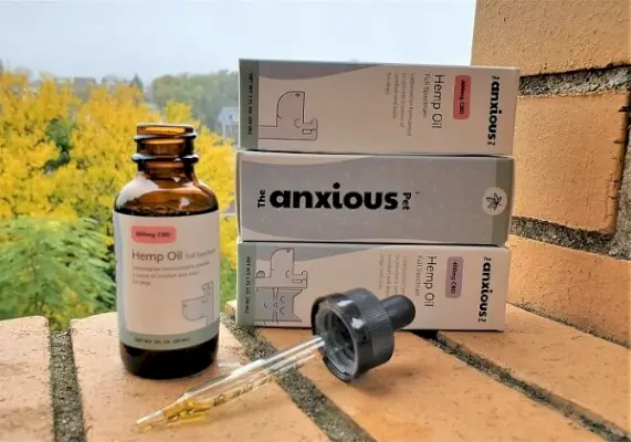 L'oli de CBD Anxious Pet