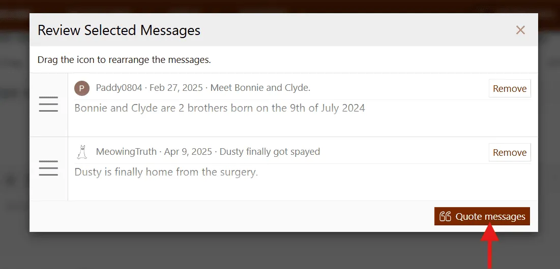 Jak cytować posty, odpowiadając na forach' title=