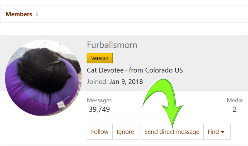 Como ter uma conversa privada com alguém (também conhecido como mensagem direta ou DM)' title=